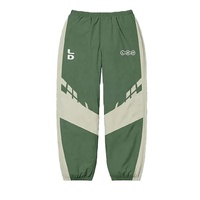 Nouvelle Tendance Vintage Hiver Grande Taille Imprimé Imperméable Écologique Coupe-Vent Survêtement Pantalon Veste Zippée 100% Polyester