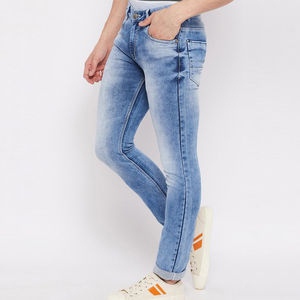 Vêtements résistants pour hommes, jeans respirants pour hommes, jeans de couleur unie pour hommes - Product Image 3