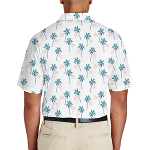 Beach Design Casual Party Polo à manches courtes pour hommes Séchage rapide Vêtements confortables T-shirt polo pour adultes - Product Image 3