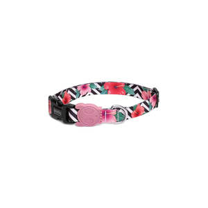 Mahalo Modern & Western Style Pet Collar <b>Leash</b> Durable & Floral Print Solid & Tactical Style with Light Feature for Cats & <b>Dogs</b> - Product Image 1