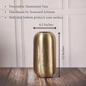 แจกันดอกไม้โลหะสำหรับตกแต่งบ้านและงานแต่งงานแจกันดอกไม้ชุบทองเงางาม - Product Image 5