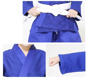 Venta al por mayor niños logotipo personalizado jujitsu uniforme Kimono Jiu-Jitsu Gi BJJ Gis calidad superior niños Jiujitsu Gi - Product Image 2