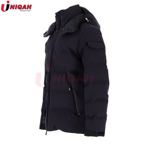 Veste matelassée d'hiver de style de rue pour hommes, manteau décontracté à capuche épais et ajusté, vêtements d'extérieur confortables et à la mode pour l'extérieur - Product Image 5