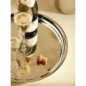 2024 Trending Design Stainless Steel Serving Tray with Golden Polished Finished Customized Shape & Size to Get at Best Rate - Product Image 1
