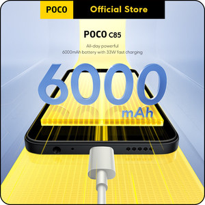 โทรศัพท์แอนดรอยด์ POCO C85 แบตเตอรี่ขนาดใหญ่ 6000mAh ทนทานใช้งานได้นาน มาตรฐานกันฝุ่นและกันน้ำ IP64 รองรับการชาร์จเร็ว 33W - Product Image 5