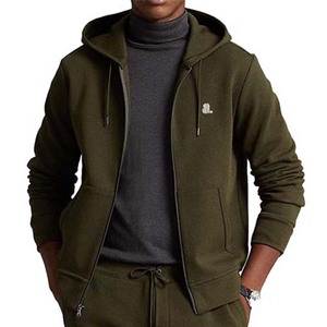 Nouveau sweat à capuche en coton 100% uni pour homme, couleur unie, automne, hiver, avec logo vintage sur le devant, service OEM - Product Image 6