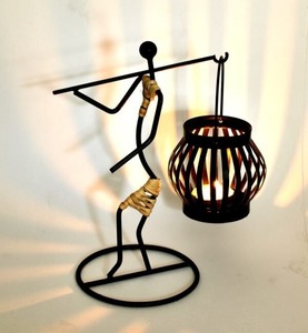 Available High Quality Round Available Glass Candle Jar for Home & Hotel Decoration New Design Best Price Metal Candle <b>Lantern</b> - Product Image 2