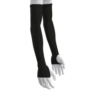 Schwarze Anti-UV Nahtlose Daumen-Armlinge mit Individueller Bedruckung - Product Image 2