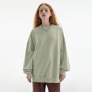 Sudadera con capucha blanca de gran tamaño para mujer, sudadera de algodón de peso pesado de 500gsm, estampado metálico para estampado de soplo personalizable, Costu All Print - Product Image 6