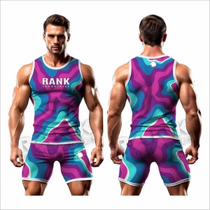 Best Selling Men Rash Guard <b>Sets</b> Top Quality Windproof Men Rash Guard <b>Sets</b> Fully Customized Fitness Wear Men Rash Guards <b>Sets</b> - Product Image 4