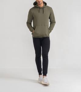 Sweat à capuche en molleton de coton décontracté à la mode pour hommes avec capuche - Product Image 6