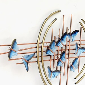 Exclusive Handcrafted Modern Design Iron Metal Wall Art Panel Superb Outdoor Home <b>Decorative</b> Hanging for Interior Use - Product Image 3