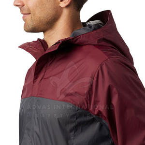 Veste de ski imperméable et respirante pour hommes, fermeture à glissière, conception personnalisée OEM, isolation directe en laine polyester/nylon, vente en gros - Product Image 4