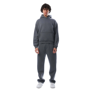 <b>Oversized</b> Relaxed Fit Tracksuit 100% Cotton-Soft and Comfortable for Lounging and Casual Activities Eco-Friendly - Product Image 1