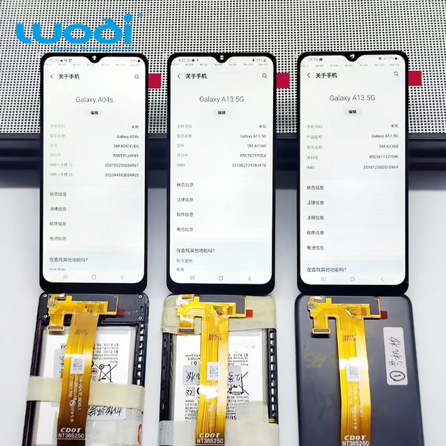 Original OLED LCD Display for Samsung A01 A02 A03 Core A04 A05 A10 A12 A13 A21S A32 A50 A51 A71 Touch Screen Wholesale Factory