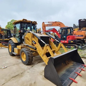 Chargeuse compacte sur pneus JCB Cat avec benne et rétrocaveuse, moteur 4x4, modèles 416e, 430f, 420d, 420F, 420, d'occasion - Product Image 1