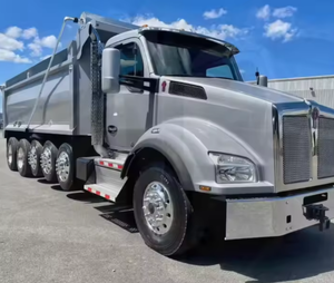 Precio al por mayor: Camión volquete Kenworth T880 de cinco ejes usado 2021 - Paccar 485HP 8L Manual 22' con volquete, envío mundial - Product Image 1