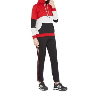 Custom Logo Two-Piece Breathable Sweatsuit for Women High Quality Casual Solid Color <b>Plain</b> <b>Tracksuit</b> Hoodie Sets - Product Image 1