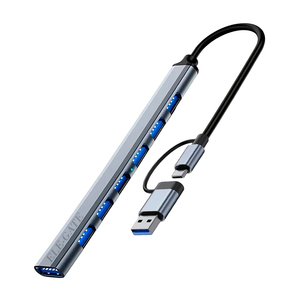 Hub Multiporta 7-in-1 Versatile con Ingresso USB-C e Adattatore USB 3.0, Connessioni ad Alta Velocità e Splitter Hub Integrato - Product Image 2