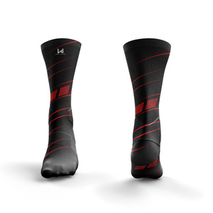 Chaussettes de sport personnalisées sublimées Wear 4 Games, 100% coton, respirantes, antidérapantes, haute adhérence pour le basketball, le yoga et les sports quotidiens - Product Image 1