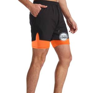 Pantalones cortos deportivos para hombre, pantalones cortos deportivos ligeros para gimnasio, entrenamiento, correr, gimnasio - Product Image 5