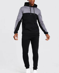 Vente en gros de survêtements en coton avec logo personnalisé pour hommes joggings respirants à capuche zippée avec vêtements de sport imprimés pour la salle de sport - Product Image 4
