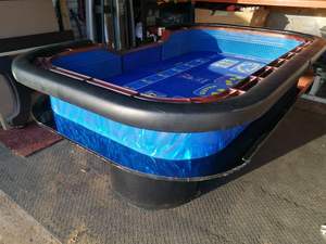 High-End Customisable Logo Mahjong <b>Gambling</b> Table Heavy Craps Table Felt Design with Pattern Colours for Casino Use - Product Image 3