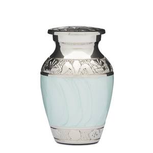 Urnas de cremación pequeñas de alta calidad para cenizas en Metal, con acabado hecho a mano, en oferta - Product Image 3