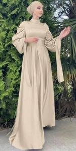 Solid Color Modeste Robe Modest Evening <b>Dress</b> High Quality French <b>Muslim</b> <b>Dress</b> <b>Women</b> <b>Dress</b> Clothing Manufacturers - Product Image 6