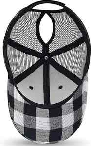 หมวกเบสบอลผ้าฝ้ายปรับได้5แผงหมวกทรกเกอร์ทำจากผ้าฝ้ายคลาสสิกยอดนิยม - Product Image 3