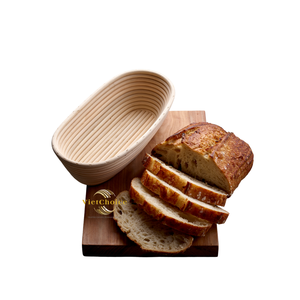 Handmade Banneton Proofing Basket Natural Rattan Dough Rising Basket for Baking - Product Image 5