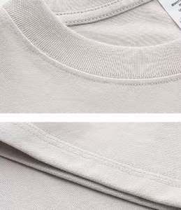 Camiseta de Punto con Estampado Gráfico Casual para Hombre, de Alta Calidad, 100% Algodón, Transpirable, Ecológica y Sostenible, con Hombros Caídos - Product Image 5