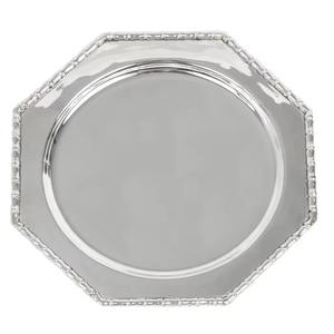 Placa de cargador de borde de diseño perfecta para bodas, fiestas, eventos, cenas de vacaciones e invitados entretenidos hechos a mano de La India - Product Image 4