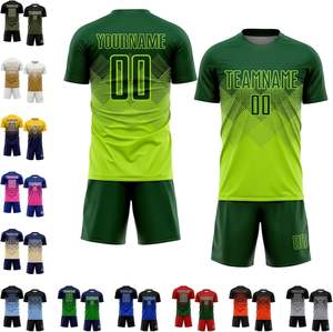 Uniforme de fútbol americano transpirable patrón sólido conjunto de manga corta - Product Image 3