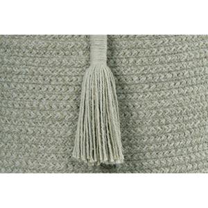 Spacious Green Floor <b>Basket</b> Storage For Clothes Storage Plants Throws And Contemporary Home Styling Handcrafted From India - Product Image 3