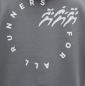 เสื้อฮู้ดดี้ผ้าคอตตอนผสมโพลีเอสเตอร์เนื้อหนา ทรงโอเวอร์ไซส์ สำหรับผู้ชาย สกรีนลายแบบนูน  สำหรับฤดูหนาว สีพื้น - Product Image 6