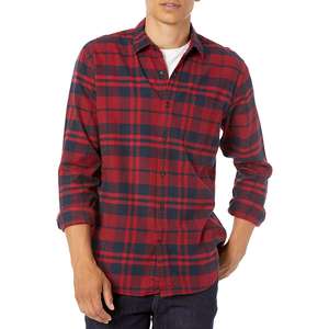 Men's Heavyweight Vintage Flannel <b>Shirts</b> New Fashion Custom Logo Yarn Dyed 100% Cotton Anti-Shrink <b>Summer</b> Wholesale - Product Image 1