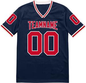 Camiseta de fútbol de manga corta personalizada para hombre, diseño personalizado con número de nombre de equipo, Camiseta de Juego transpirable de alta elasticidad - Product Image 5