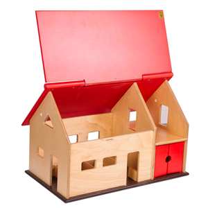 WELL HOME Maisons de jeu multicolores pour enfants, design ferme amusant pour les jeux en plein air - Product Image 4