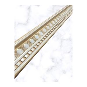 Intonaco decorativo in poliuretano palazzo carta per soffitto-colore bronzo (PATINA) (larghezza 13 CM-lunghezza: 100 CM) -decorazione murale