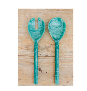 Resin spoon Sustainable Food Safe Royal Design Resin Material 1 Piece Salad Server Spoon use <b>for</b> <b>wedding</b> home - Product Image 2