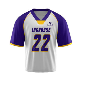 Uniformes de Lacrosse Personalizados para Hombre, Logotipo Sólido, Equipos Deportivos, Tela Elástica Transpirable de 180g, 100% Poliéster, Alta Calidad, Entrenamiento - Product Image 2