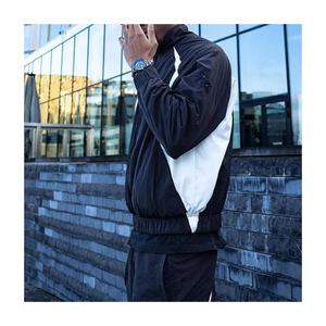 Conjuntos personalizados de dos piezas de algodón de rizo francés con capucha y pantalones de chándal de gran tamaño 3D para estampado de hojaldre sin cordón Flare Sudadera con capucha y chándal - Product Image 3