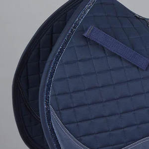 Bas quantité minimale de commande de haute qualité Logo personnalisé Style de mode haute qualité coton tissu cheval anglais équestre cheval tapis de selle - Product Image 6