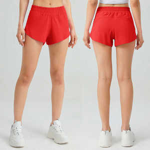 Shorts de gymnastique à séchage rapide de haute qualité pour femmes en Nylon respirant Durable Streetwear mode athlétique avec Logo motif lavé été - Product Image 2