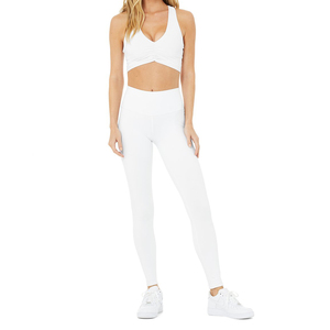 Qualité personnalisée Womens Leggy taille haute Legging course Yoga entraînement personnalisé Gym Fitness vente en gros pantalons minces Fitness - Product Image 1