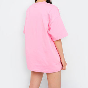 T-shirt de style col rond de qualité supérieure pour les femmes T-shirts pour femmes de couleur unie à la mode - Product Image 6