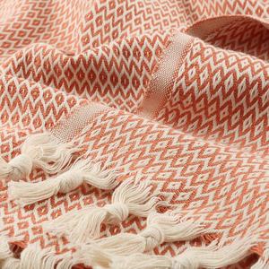 Manta personalizada al por mayor para sofá, cama, sillón, mantas suaves y cálidas, 100% algodón turco, decoración de lujo para el hogar, manta de viaje - Product Image 4