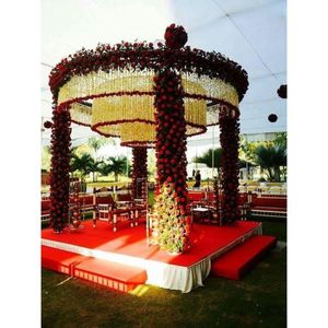 Telón de Fondo Floral con Diseño de Flores Encantadoras que Radian Elegancia y Encanto para Bodas, Eventos y Celebraciones Impresionantes - Product Image 5