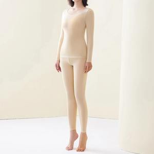 Ropa interior larga calentada de lana merina 100% de algodón para Calzoncillos largos de mujer - Product Image 3